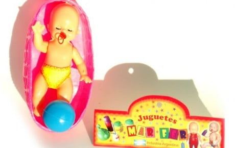 bebe de plasitco con moises cotillon guada